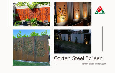 Corten Steel Screen